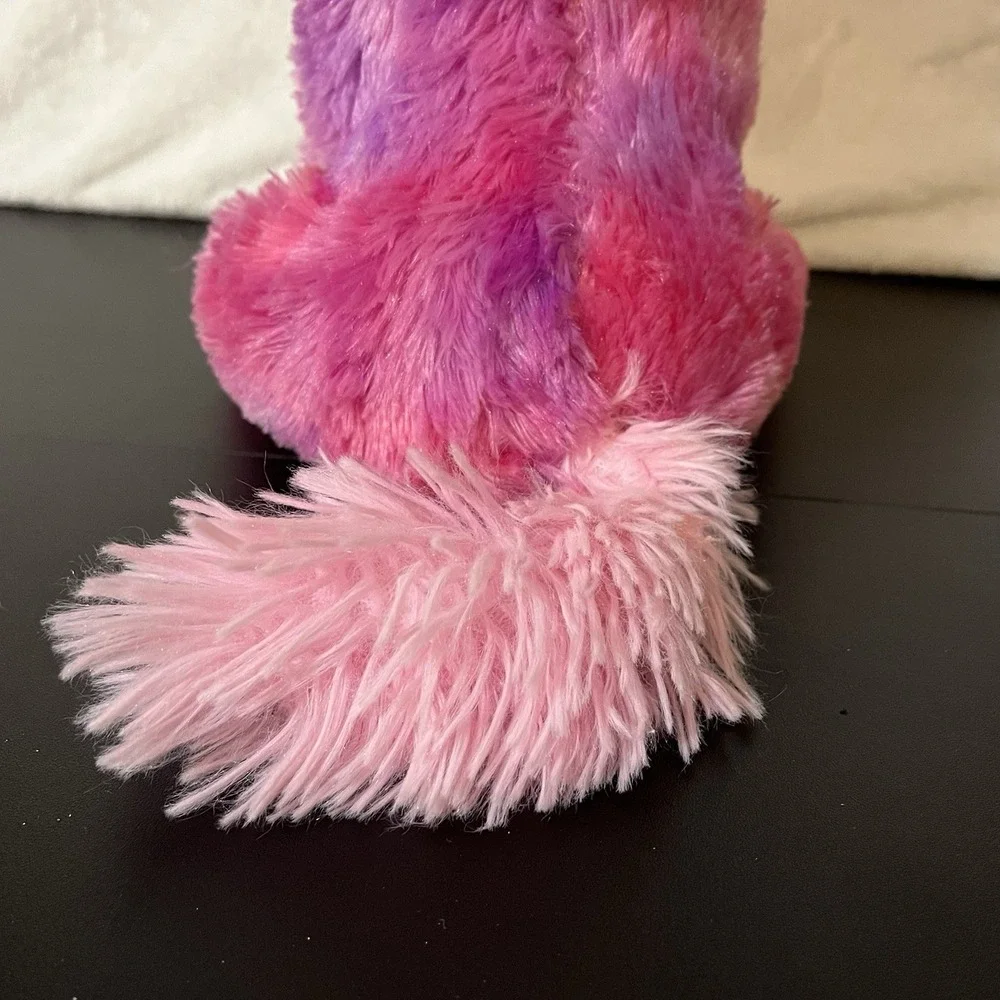 Walmart Plush Unicorn Pink Purple Glitter Eyes Lovey Rare Wal-Mart 10